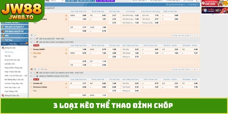 Thể Thao JW88 - Cơ Hội Vàng Để Chinh Phục Mọi Cửa Cược