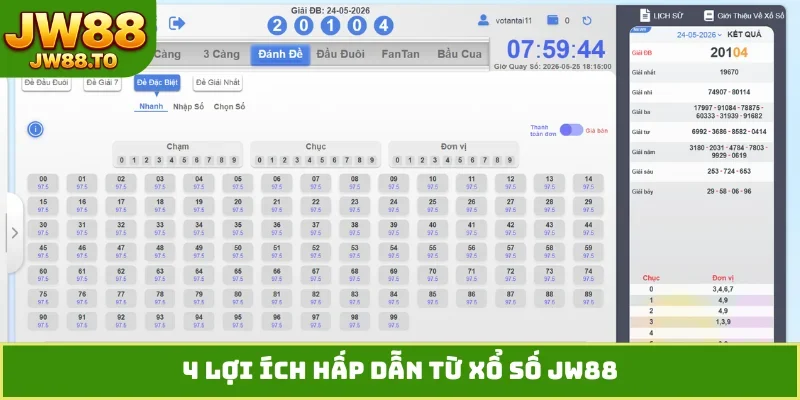 Xổ Số JW88 - Nơi Biến Những Giấc Mơ Trở Thành Hiện Thực