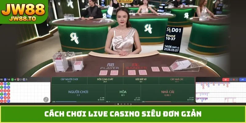 Trải Nghiệm Live Casino JW88 - 3 Lý Do Bạn Phải Thử Ngay