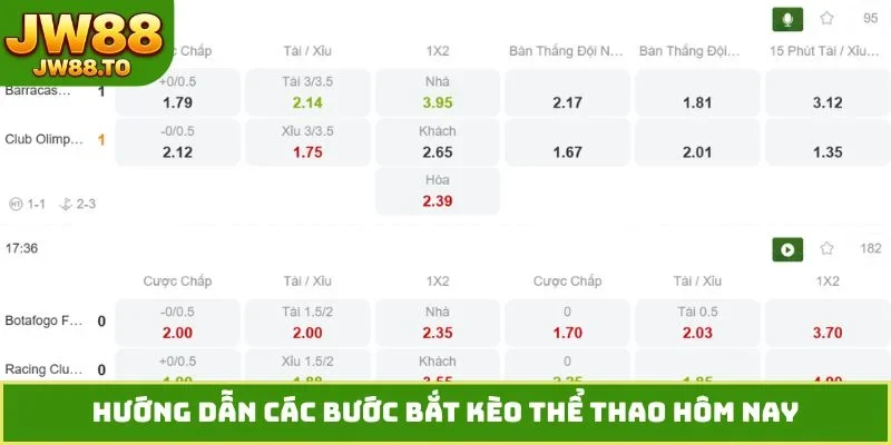 Thể Thao JW88 - Cơ Hội Vàng Để Chinh Phục Mọi Cửa Cược