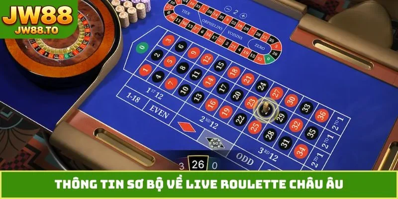 Live Roulette Châu Âu - Khám Phá Vòng Quay Thời Thượng JW88