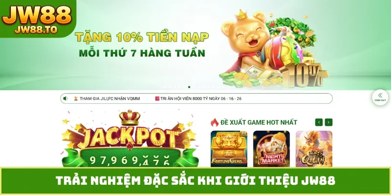 Giới Thiệu JW88 - Trải Nghiệm Sân Chơi Hàng Đầu Châu Á